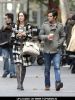 Leighton Meester and Penn Badgley at "Gossip Girl" on Location at Turtle Bay in New York City